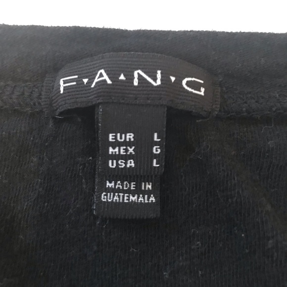 Fang long sleeve glittery t-shirt gently used in great condition - Picture 3 of 3